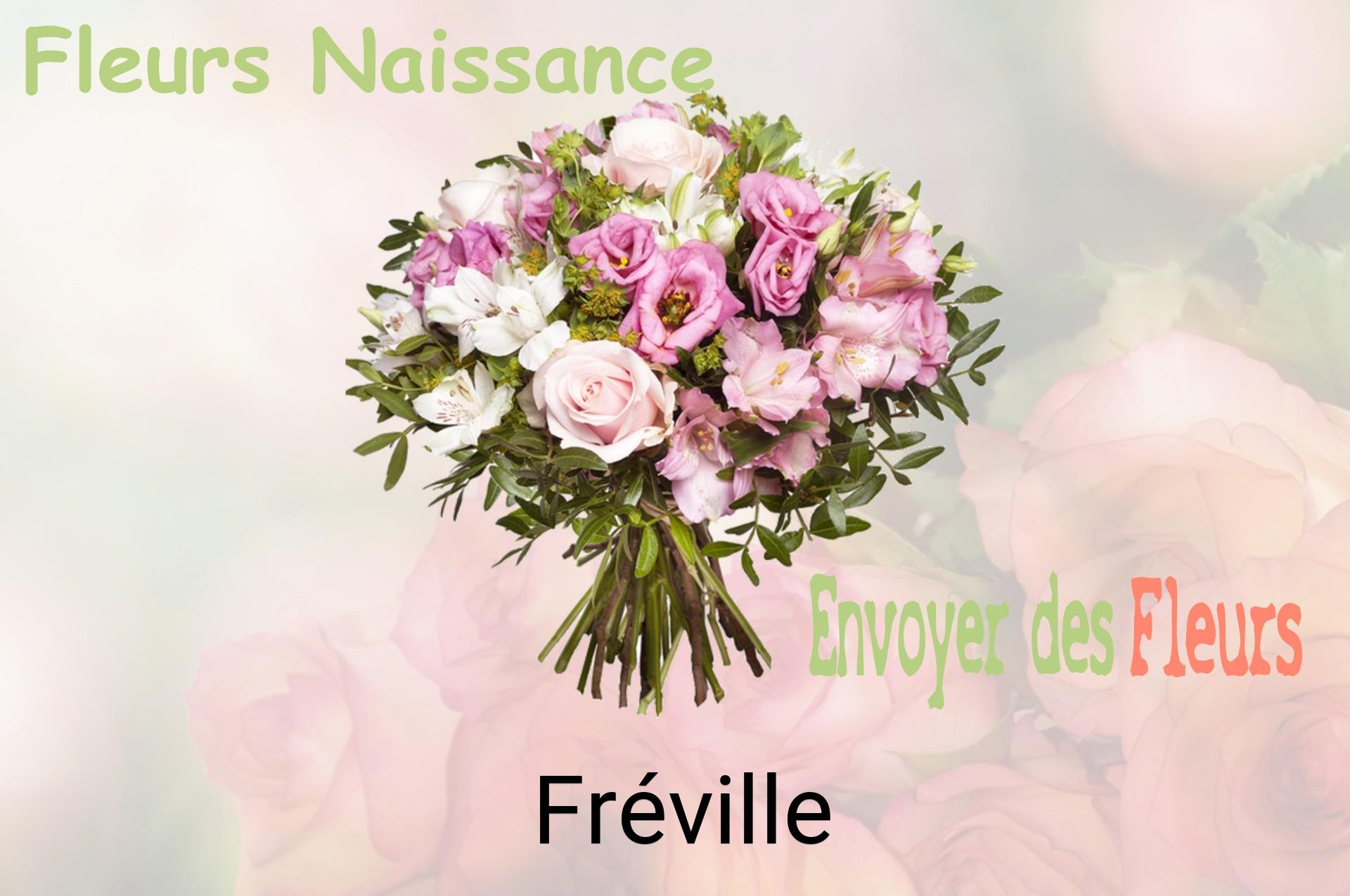 Bouquet de fleurs de naissance livré à Fréville